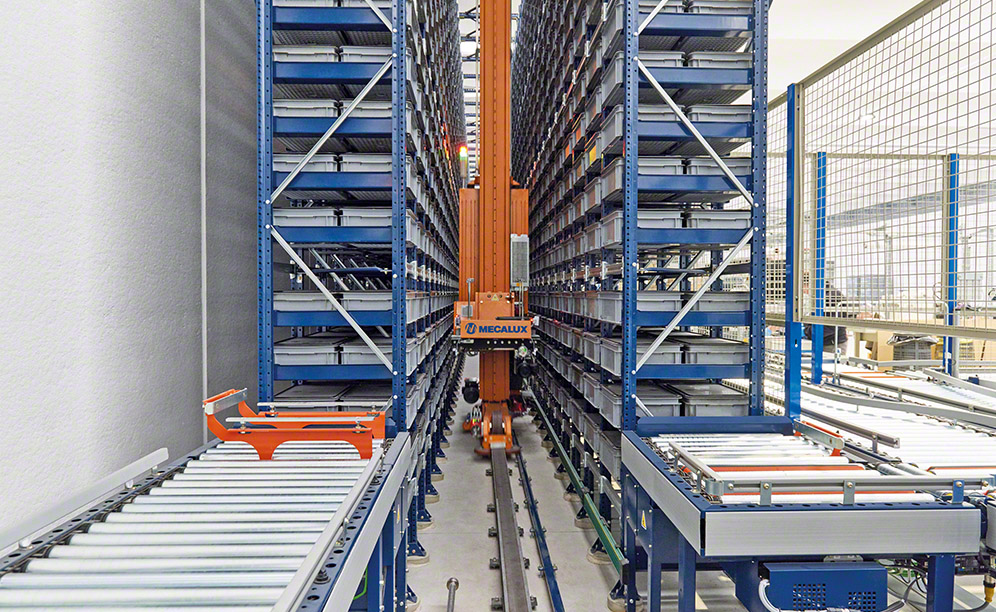 Paolo Astori ha installato un nuovo magazzino automatico miniload in Italia