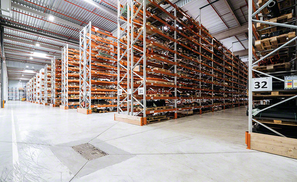 Il magazzino di Kverneland Group può gestire oltre 41.700 pallet