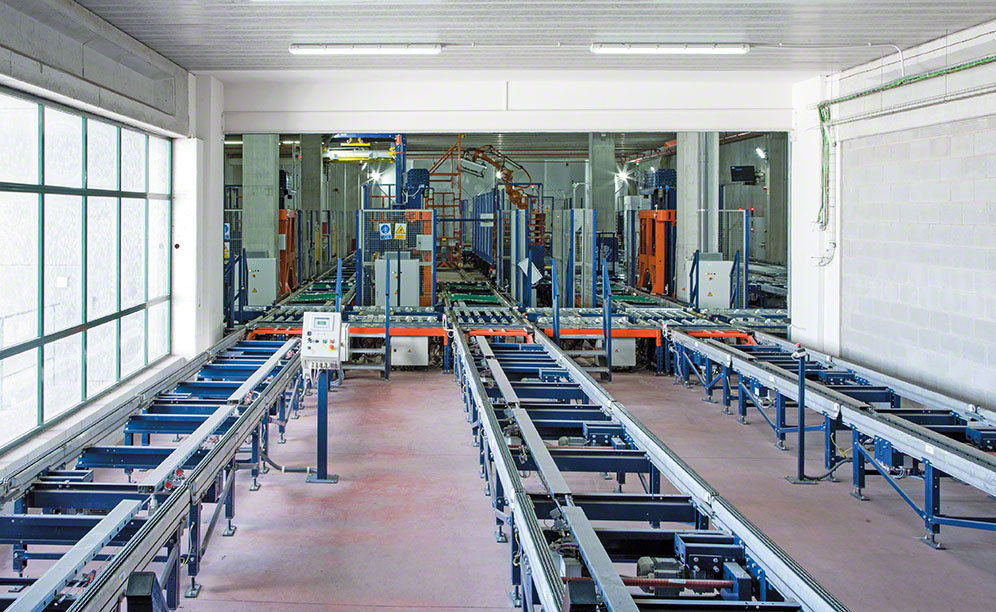 L’impianto di Nupik ha due magazzini di stoccaggio completamente automatici
